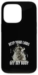 Coque pour iPhone 13 Pro Statue Keep Your Laws Off My Body (ne Mettez Pas Vos Lois