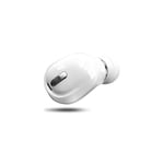 rongweiwang Bluetooth 5.0 Earphone Handsfree In-ear Headset Noise Canceling earphone noise cancelling headphone Single Headphone, White, Pocket Package