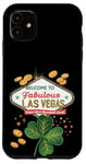 Coque pour iPhone 11 Shamrock Crazy - Jeu de hasard pour la Saint-Patrick de Las Vegas