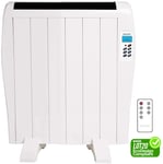 Electric Panel Heater Radiator 900W Wall Mounted With Timer Aluminium Convector