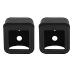 ZLiT 2Pcs Silicone Skin Cover Fit for Wyze Cam V3 Outdoor Camera,Weatherproof Anti-Sun Protective Skin Case Cover (Black)