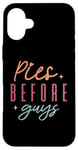 iPhone 16 Plus Retro Pies Before Guys - Retro Thanksgiving Matching Outfit Case