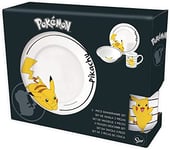 Set petit-déjeuner Pokémon Pikachu | bol + assiette + tasse