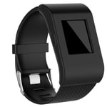 Fleksibelt, vanntett Fitbit Surge Smart Watch deksel - Svart