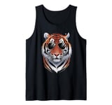 Mens Cool Tiger in Sunglasses Tank Top