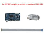 Écran LCD pour EDP 30Pin TN IPS,Modification de bricolage,Type-C,Carte de commande de pilote compatible HDMI - Type For 30Pin 1600x900