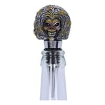 Nemesis Now Officially Licensed Iron Maiden Killers Bottle Stopper, Silver, 10cm