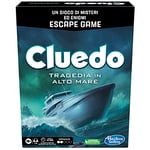 Cluedo Escape - Tragédie en Haute Mare, Jeu de mystères et d'énigmes en Version Escape Game, Table pour Les familles, à partir de 10 Ans et Plus, 1 à 6 Joueurs