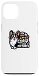 Coque pour iPhone 13 Black Tri-color Corgi Owner