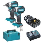 Visseuse électrique - MAKITA - Kit complet - 18V - 3 batteries - DTD153 - BL1850B - DC18RC