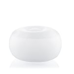 InnovaGoods - Pouf Gonflable LED Multicolore avec Télécommande, Résistant à l'eau, Pompe Incluse, Portable et Léger, Idéal pour Intérieur et Extérieur, Blanc, Unica, Plastique