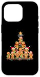 Coque pour iPhone 16 Pro Jolly Gingerbread Christmas Tree Tee Gingerbread T-shirt pour femme