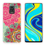 Xiaomi Deco Redmi Note 9 Pro / Max 9S kuoret - Mandala Kukka Monivärinen