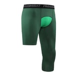 Leggings De Sport Pour Homme,Modèle Capri Dean M 3/4,Pantalon De Basket-Ball,De Football,D'exercice,De Fitness,Court,Une Jambe,Été 03