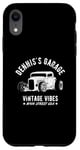 iPhone XR Dennis's Garage Hotrod Car Design for the Name Dennis Case