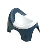 THERMOBABY - Pot IDÉO - Pot Pour Enfant - Pot D'Aprentissage De La Propreté Avec Cuvette Amovible - Pratique - Confortable - À Partir De 18 Mois - Fabriqué En France - Bleu Nuit