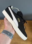 Puma Muenster / Munster Classic Suede Trainers Mens Size UK 7 Black - White New