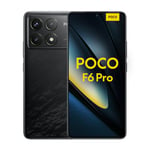 POCO F6 Pro, Snapdragon® 8 Gen 2, Triple caméra 50MP, 120W HyperCharge, 5000mAh, 12Go+512Go, Noir (Version Française + 2 Ans de Garantie)