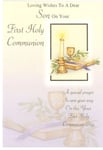 Communion Card For Son On Your Holy Communion. Beautiful Card.