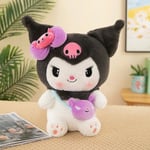 Kawaii Sanrio Kuromi My Melody Cinnamoroll Plyschdockor 40/50cm Mjukt Stoppat Kudde Animefigur Seriefigur Rumdekor Barnleksaker Present [DB] Kuromi 50cm