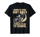 Funny Motocross Dirt Bike Rider Boys Girls Dirt Bike Lovers T-Shirt