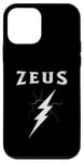 Coque pour iPhone 12 mini Zeus, dieu grec ancien, symbole de la foudre