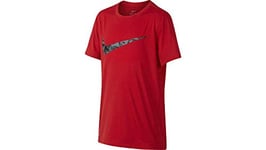 Nike Dry GFX Legacy T-Shirt Garcon, University Red, FR : L (Taille Fabricant : L)