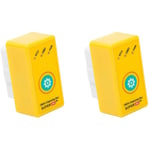 2X Super OBD2 Bilchip Tuning Box Plug and Drive Mer Effekt / Mer Vridmoment Som Nitro Accord Passar Bensinfordon