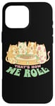 Coque pour iPhone 16 Pro Max Chats amateurs de sushis kawaii drôle That's How We Roll Pastel