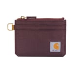 Carhartt Zippered card keeper wallet - DEEP WINE - OS