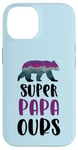 Coque pour iPhone 14 Super papa ours cadeau fête des pères anniversaire papa Noël