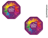 Nestle Quality Street Chocolates & Toffees Tub 600g  ( Pack Of 2 ) B.B.E 03/2025