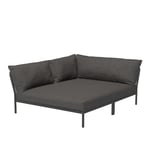 Houe - LEVEL 2 Cozy Corner - Left - Dark Grey - Utendørs sofaer - Henrik Pedersen