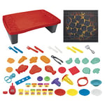 Play-Doh Kitchen Creations, Super Barbecue, Gril Jouet pour Enfants avec 40 pièces, coulis atoxique et 10 Couleurs,