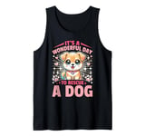 Rescue Dog Lover It's A Wonderful Day To Rescue A Dog Tank Top