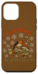 Coque pour iPhone 12 mini Rouge-gorge rouge, plumes brillantes, esprits plus lumineux, citation