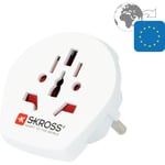 SKROSS Adaptateur de voyage Monde vers Europe