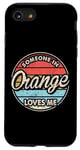 Coque pour iPhone SE (2020) / 7 / 8 Someone In Orange Loves Me City, États-Unis