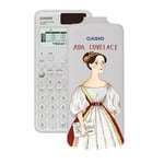 Casio FX-991SP CW Calculatrice Scientifique avec Ada Lovelace illustrée par Juliabe, recommandée pour Le Curriculum Espagnol et Portugais, 5 Langues, Plus de 560 Fonctions, Solaire, Couleur Blanche