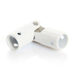 Cardan pour volet roulant - sortie ronde 12 mm acier laqué blanc