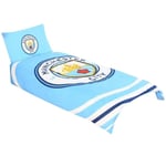 Manchester City Sengesett - Blå/Hvit - Taylors Merchandise, størrelse One Size