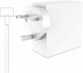 Power Adapter Compatible with Mac Pro Charger 60W, Replacement MagSSafe 2 T-Tip