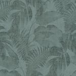 Bricoflor - Papier peint tropical | Papier peint vert foncé | Papier peint feuille moderne | Papier peint salon & chambre - 10,05 x 0,53 m