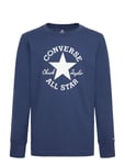 Converse Essentials Long Sleeve Tee Navy Converse