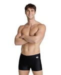 arena Feel Dynamo R Maillot de Bain Homme Mer & Piscine Maillot de Bain Élastique à Séchage Rapide en Tissu arena MaxFit Eco avec Résistance Maximale au Chlore au Sel, Protection UV UPF 50+ Noir 80 FR