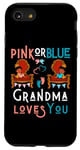 Coque pour iPhone SE (2020) / 7 / 8 Rose ou bleu Grandma Loves You Granny Nana Mimi Grandmother