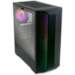 Alantik NAOSBL Boîtier Ordinateur de Bureau ATX Gaming RGB Tower Verre Trempé 1