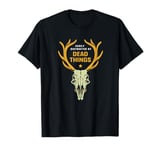 Easily Distracted By Dead Things Halloween Taxidermy Deer T-Shirt