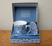 V & A William Morris Sunflower Mug, Coaster & Spoon Boxed Set - fine bone china