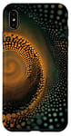 iPhone XS Max Enchanting Spiral Dot Art Designs Case